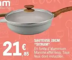 E.Leclerc Sitram - sauteuse 28cm offre