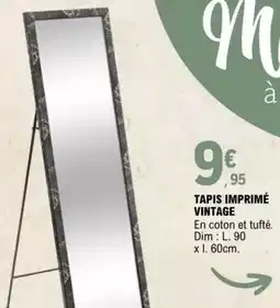 E.Leclerc Dim - tapis imprime vintage offre