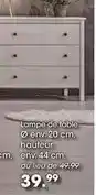 Möbel Martin Lampe de table env. 20 cm. hauteur env 44 cm offre