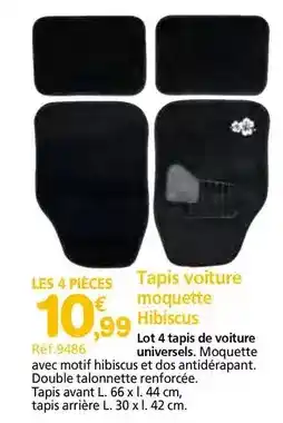Provence Outillage Tapis voiture moquette offre