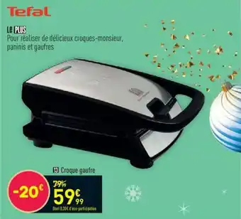 Conforama Croque gaufre offre