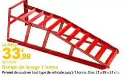 Provence Outillage Dim - rampe de levage 1 tonne offre