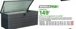 Provence Outillage WERKA PRO Coffre de rangement en métal offre