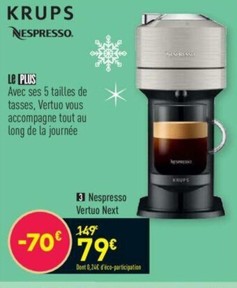 Conforama Nespresso Vertuo Next offre