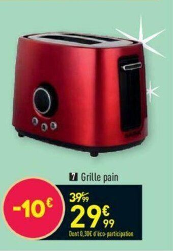 Conforama Grille pain offre