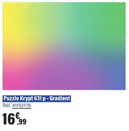 JouéClub Puzzle krypt 631 p gradient offre