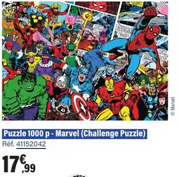 JouéClub Puzzle 1000 p marvel challenge puzzle offre
