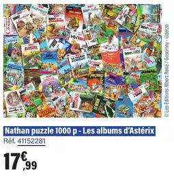 JouéClub Nathan puzzle 1000 p les albums d'astérix offre