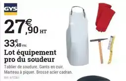 Espace emeraude Gys - lot equipement pro du soudeur offre