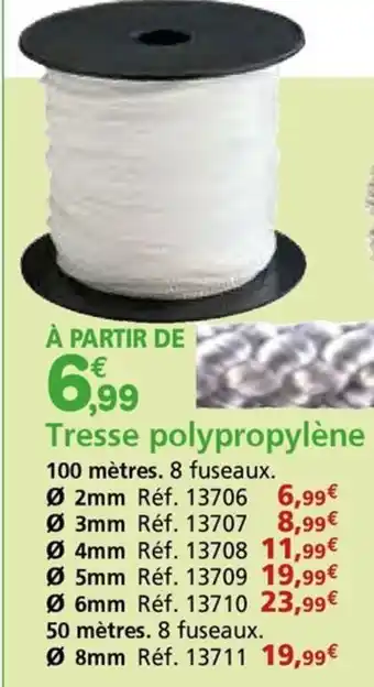 Provence Outillage Tresse polypropylène offre