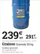 Espace emeraude Graisse gramoly 50 kg offre