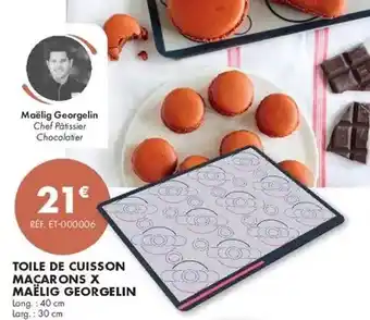 Guy Demarle Chef - toile de cuisson macarons x maëlig georgelin offre