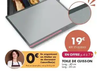 Guy Demarle Toile de cuisson offre