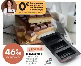 Guy Demarle Prof - 3 tablettes offre