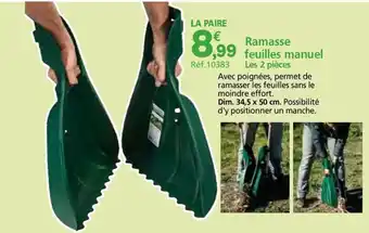 Provence Outillage Ramasse feuilles manuel offre