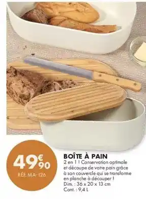 Guy Demarle Dim - boîte à pain offre