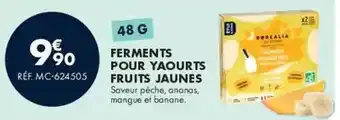 Guy Demarle Ferments pour yaourts fruits jaunes offre