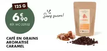 Guy Demarle Cafe en grains aromatisé caramel offre