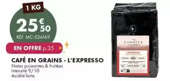 Guy Demarle Café en grains offre