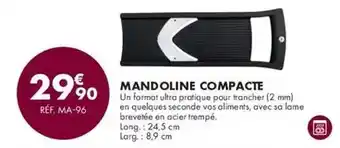 Guy Demarle Mandoline compacte offre