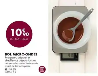 Guy Demarle Bol micro-ondes offre