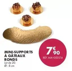 Guy Demarle Mini-suppor ts a gateaux ronds offre