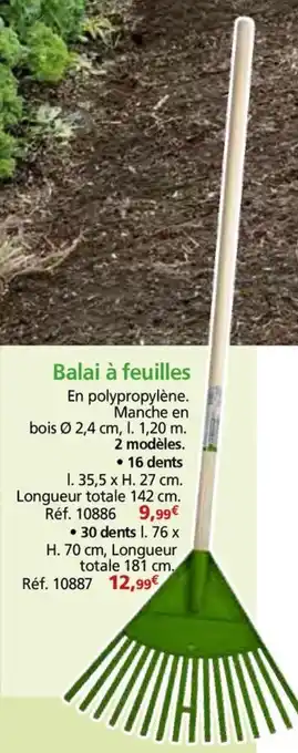 Provence Outillage WERKA PRO Balai à feuilles offre