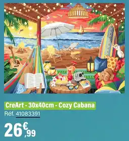 JouéClub Creart cozy cabana offre