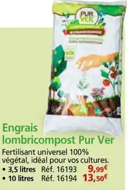 Provence Outillage PUR VER Engrais lombricompost offre