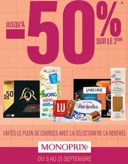 Monop' Faites le plein de courses avec la sélection de la rentrée offre