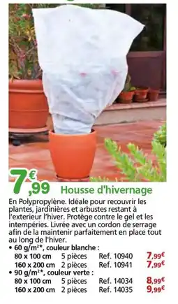 Provence Outillage WERKA PRO Housse d'hivernage offre