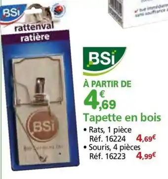 Provence Outillage Tapette en bois offre