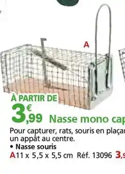 Provence Outillage Nasse mono capture offre