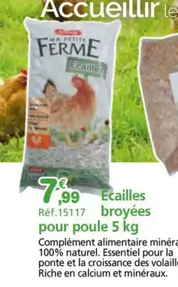 Provence Outillage Ecailles broyées pour poule offre
