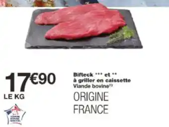 Monop' Bifteck et à griller en caissette offre
