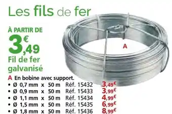 Provence Outillage Fil de fer galvanisé offre