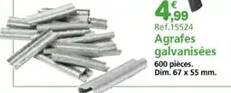 Provence Outillage Agrafes galvanisées offre