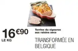 Monop' Terrine du vigneron aux raisins secs offre