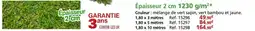 Provence Outillage Épaisseur 2 cm 1230 g/m² offre