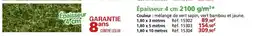 Provence Outillage Épaisseur 4 cm 2100 g/m² offre