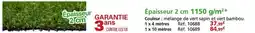Provence Outillage Épaisseur 2 cm 1150 g/m² offre