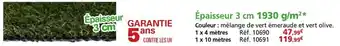 Provence Outillage Épaisseur 3 cm 1930 g/m² offre