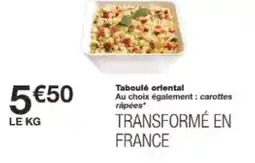 Monop' Taboulé oriental offre