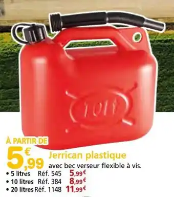 Provence Outillage Jerrican plastique offre