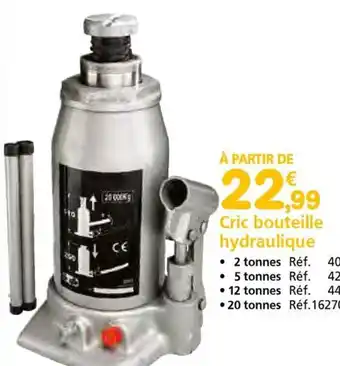 Provence Outillage Cric bouteille hydraulique offre