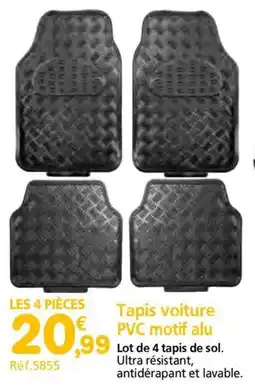 Provence Outillage Tapis voiture PVC motif alu offre