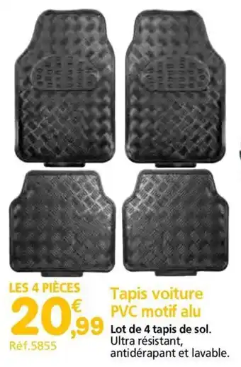 Provence Outillage Tapis voiture PVC motif alu offre