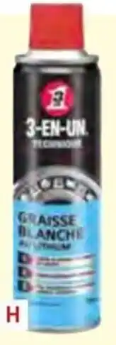 Provence Outillage Bombe graisse blanche Lithium 3 en 1 offre