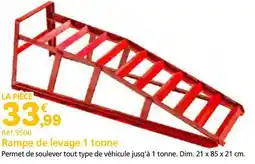 Provence Outillage Rampe de levage 1 tonne offre