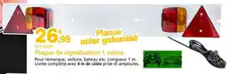 Provence Outillage Plaque de signalisation 1 mètre offre
